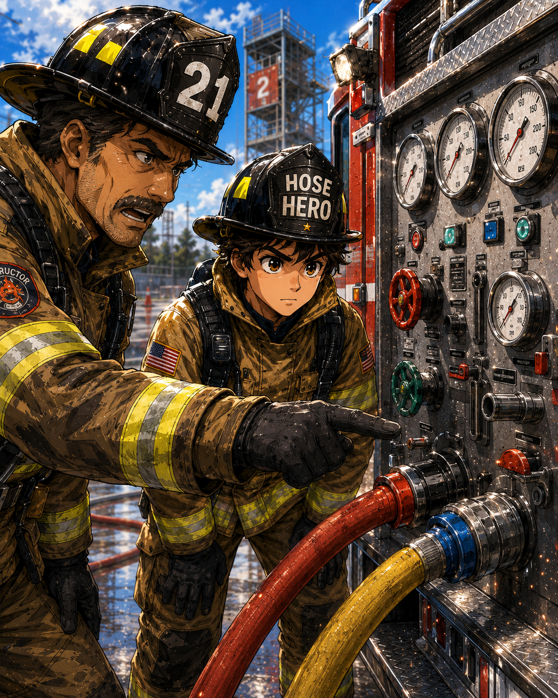 Episode 2 panel 2: pump panel explained.