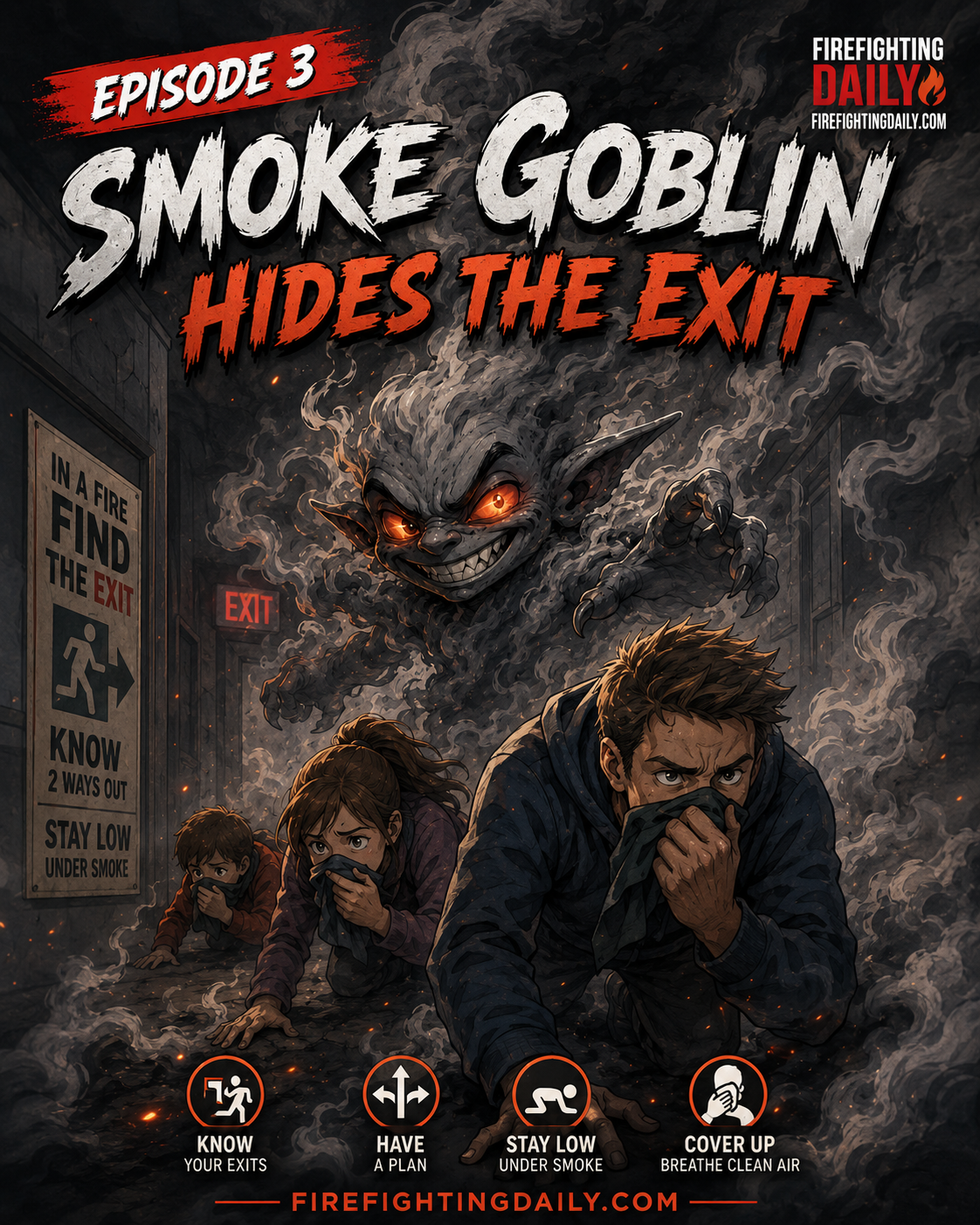 Episode 3 cover: Smoke Goblin Hides the Exit.