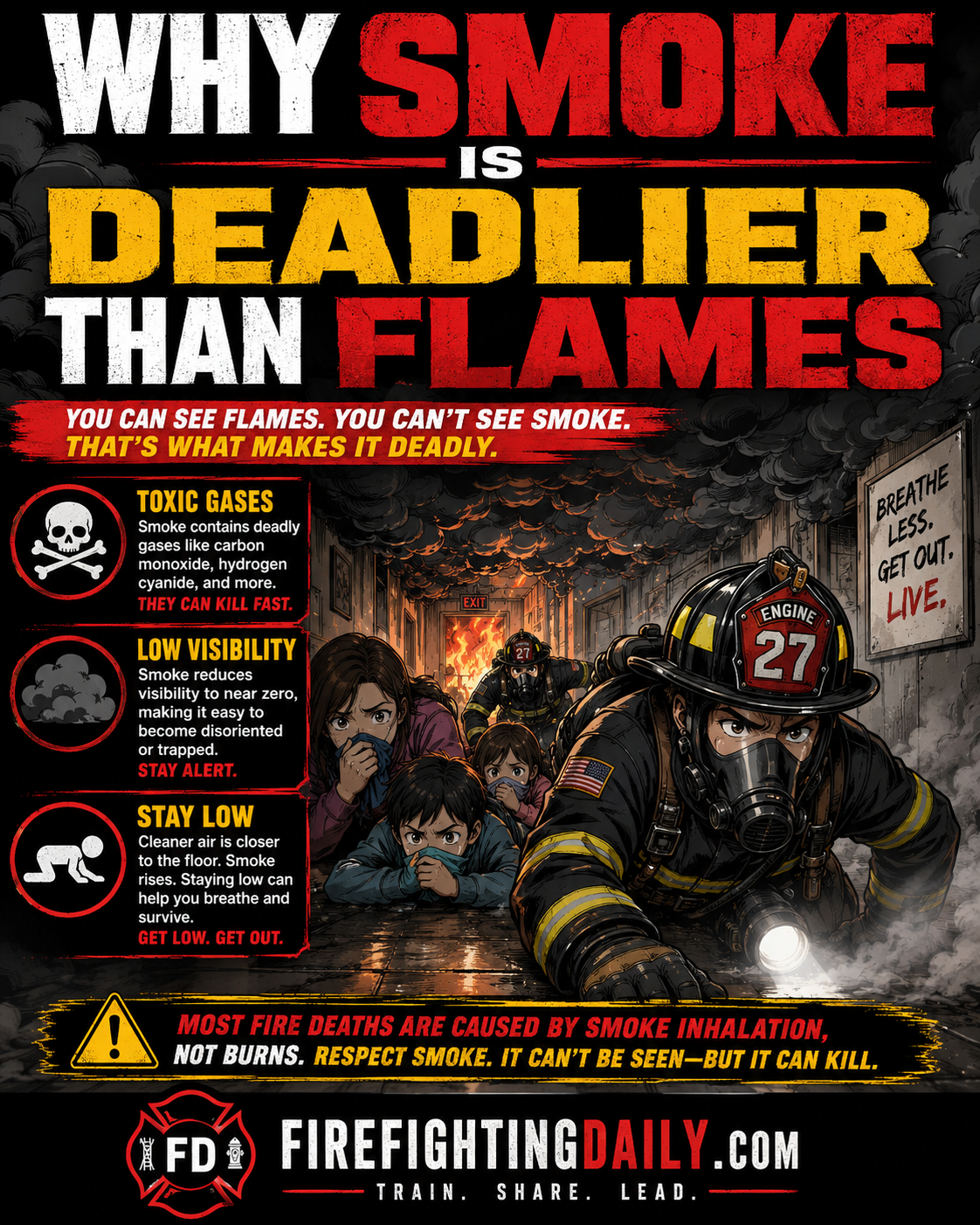 Feature image explaining why smoke can be deadlier than flames.